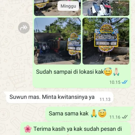 Pengiriman Papan Bunga Duka Pekalipan
